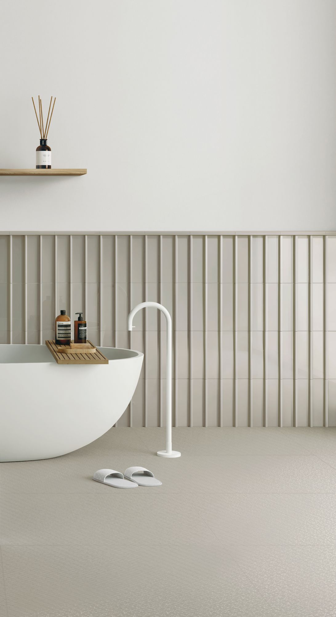 118401 На пол Aguas Plain Clay 90x90 - фото 9