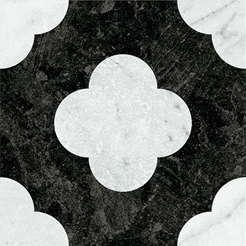 4101200 На пол Dandy Pin Black White 18.6x18.6 - фото 8