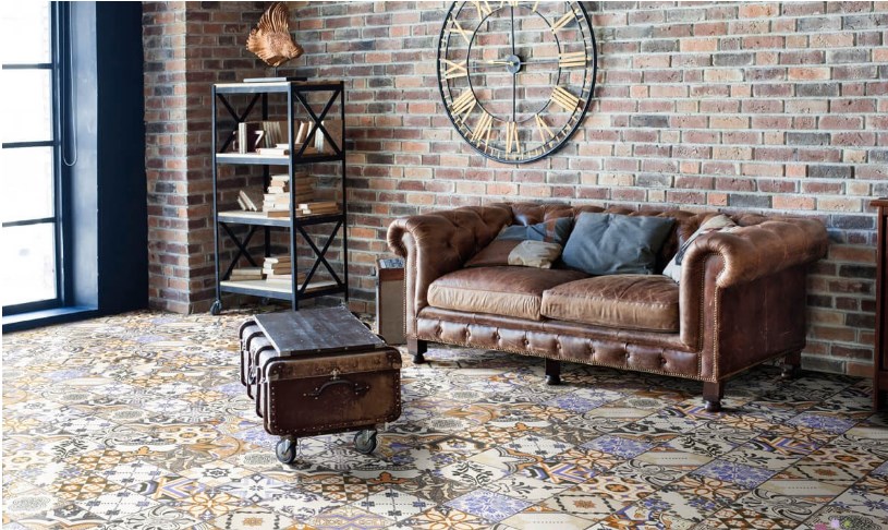 RLN0497 На пол Lisbon-Evora-Sintra Blue 16x16 - фото 8