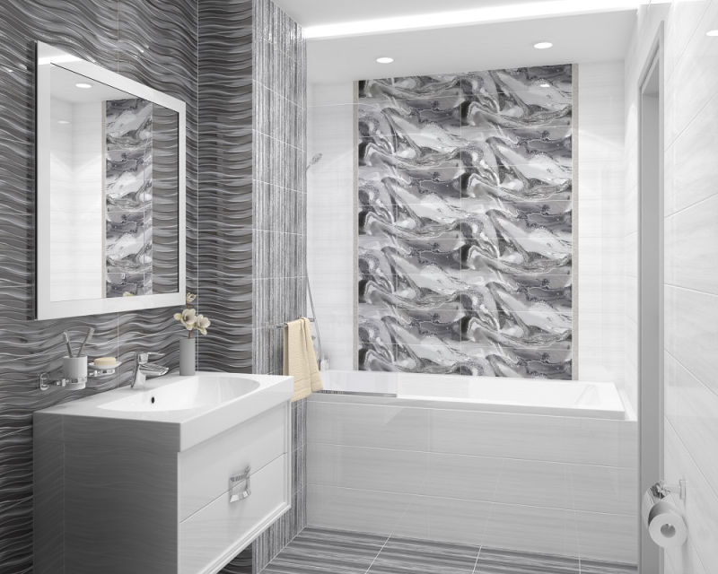 DWA11TOR626  Декор Tori Синий Полосы 7.5мм - фото 17