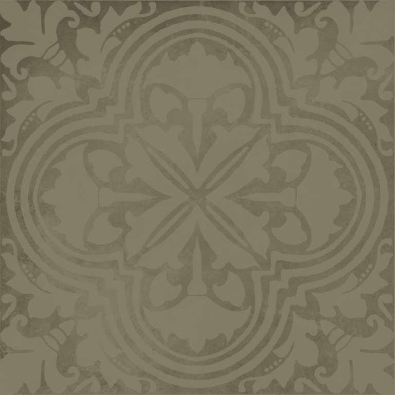 KMD3STA002BN Декор Фес Зелёный глянцевый 15x15x0.77 - фото 3