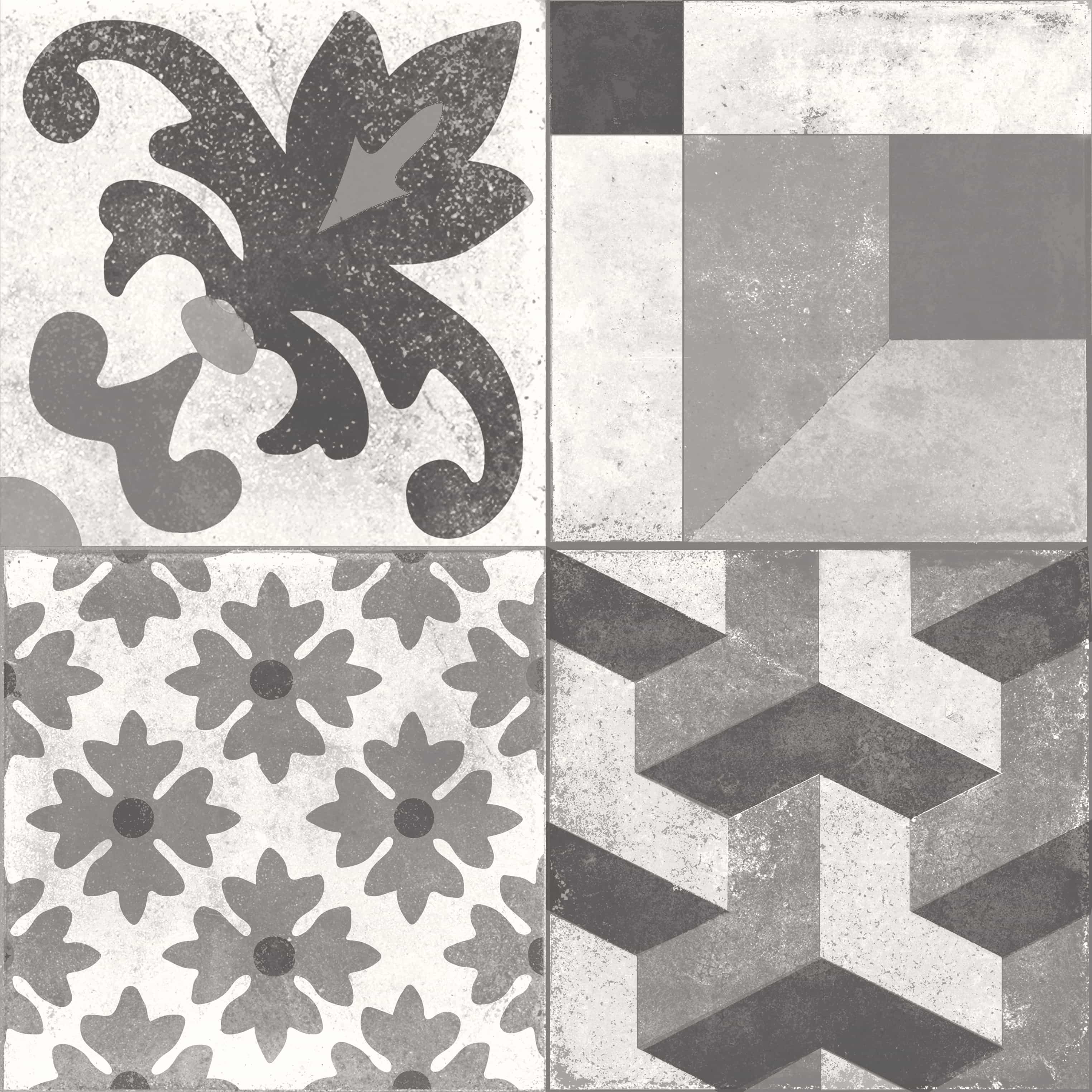 На пол Heritage & Cosy Mix Grey 33x33 - фото 4