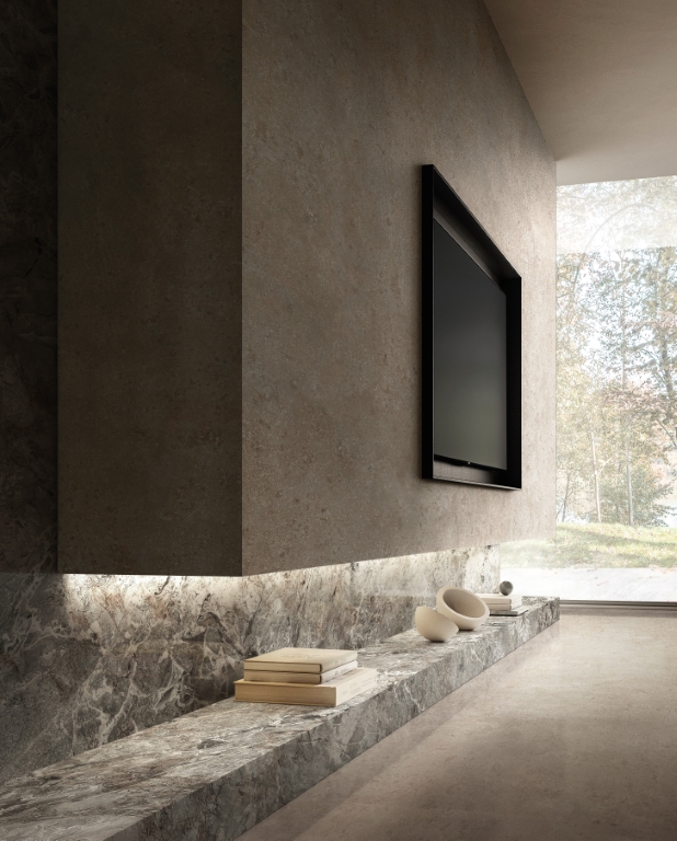 781136 На пол Authentic Luxe Pearl Travertine Matte 6mm 60x120 - фото 38