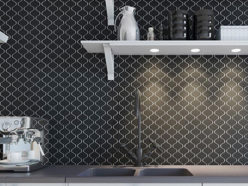 LWWB84555 На стену Homework Crackle Blue Mixed Glossy - фото 4