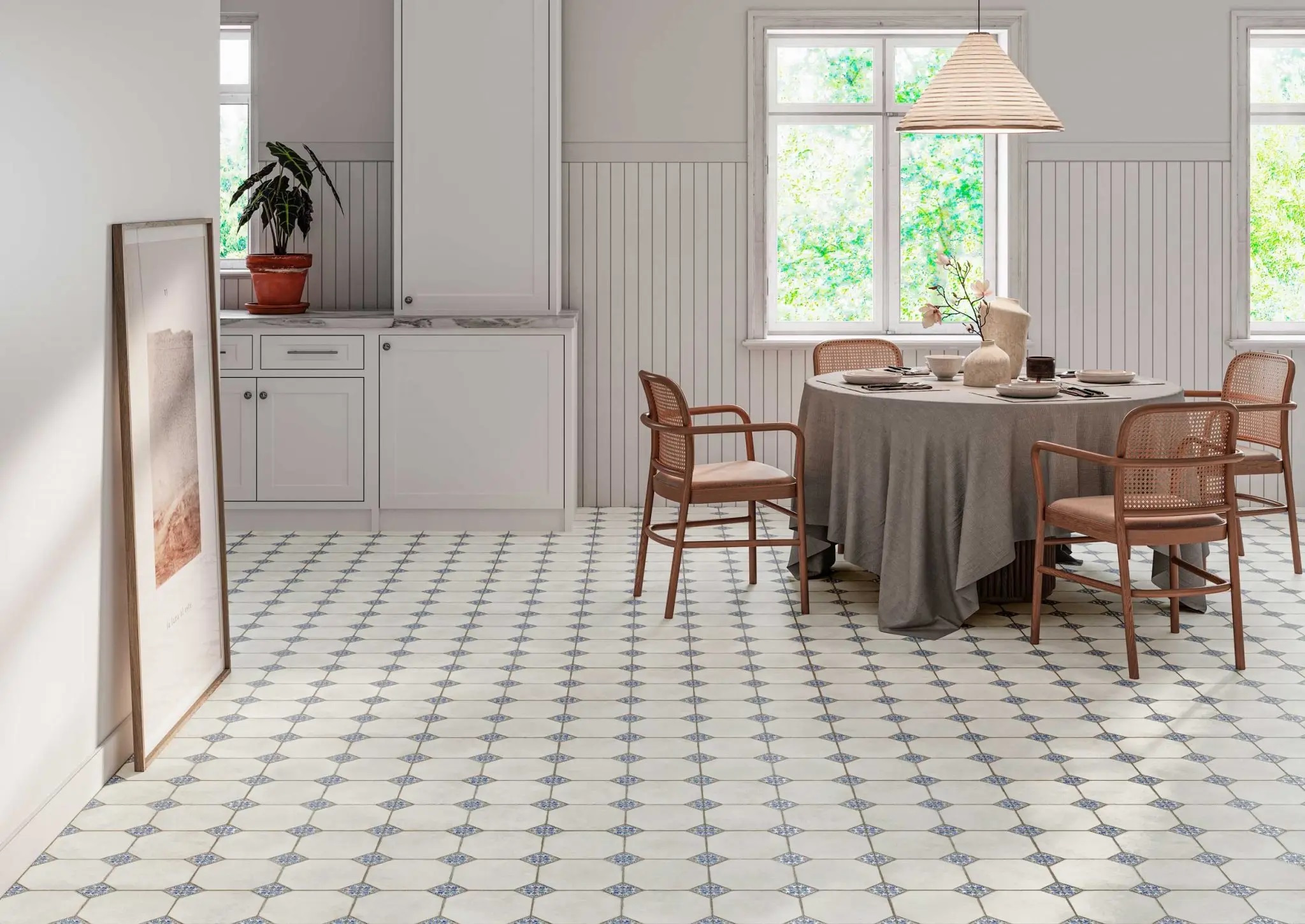 На пол Leeds Black Matt 33x33 - фото 4