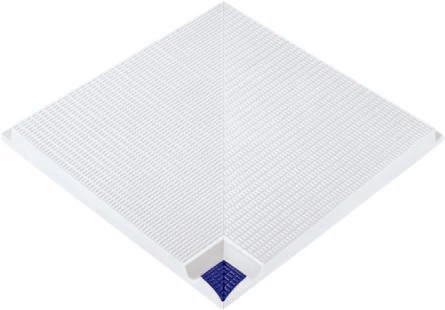 105-2027 IK Бордюр Olympic Series Профильный внутренний угол с сетчатой поверхностью Олимпик Cobalt 29.5x29.5