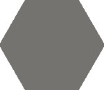 На пол Метлахская плитка 100HEARD hex.10 Slate ARD 10x11.5