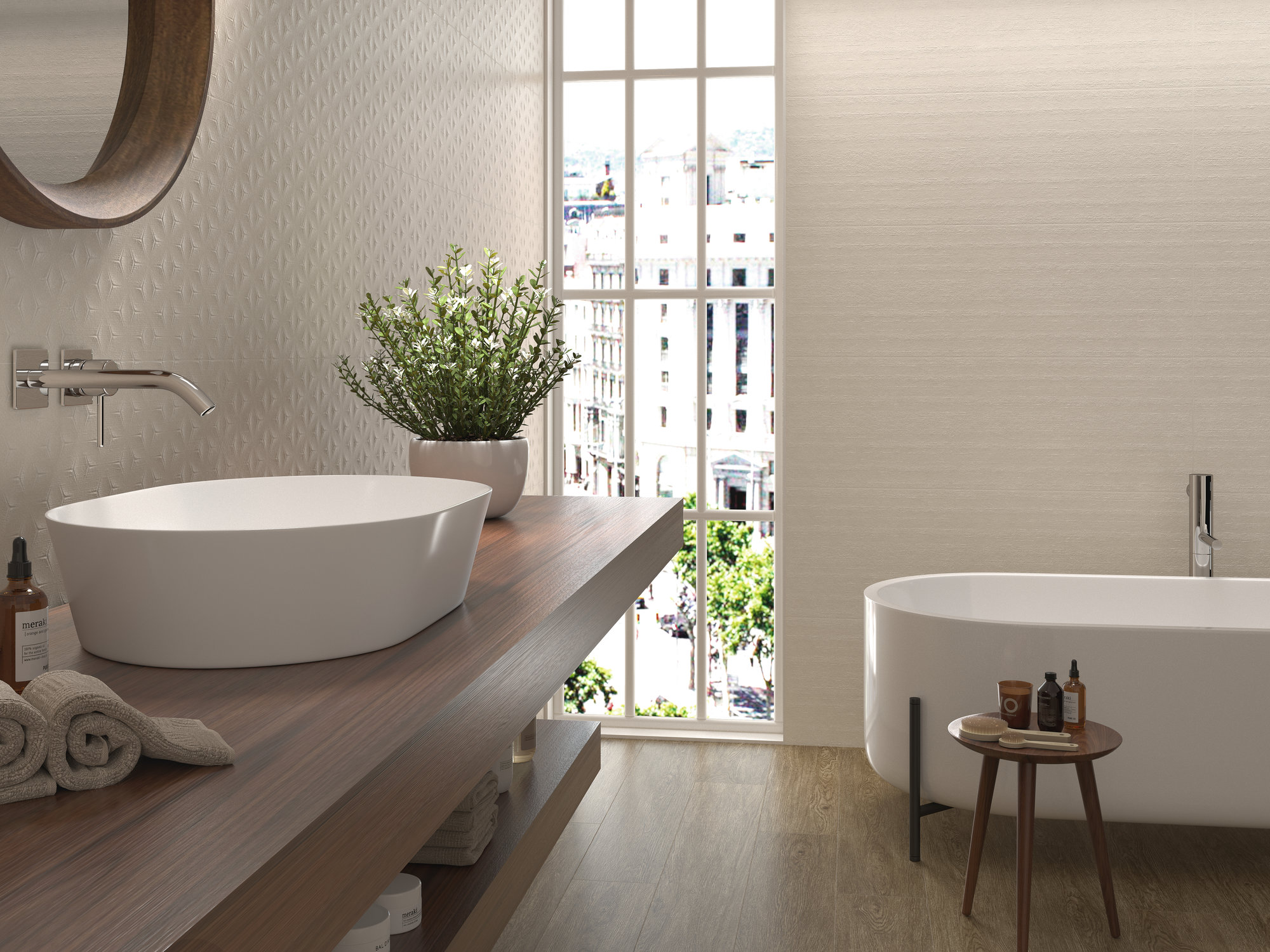 A034567 Декор Twist Zuma White Rect - фото 3