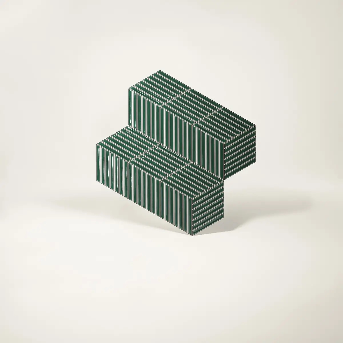 135016 На стену Spike Bars A Royal Green Gloss 15x25.9 - фото 16