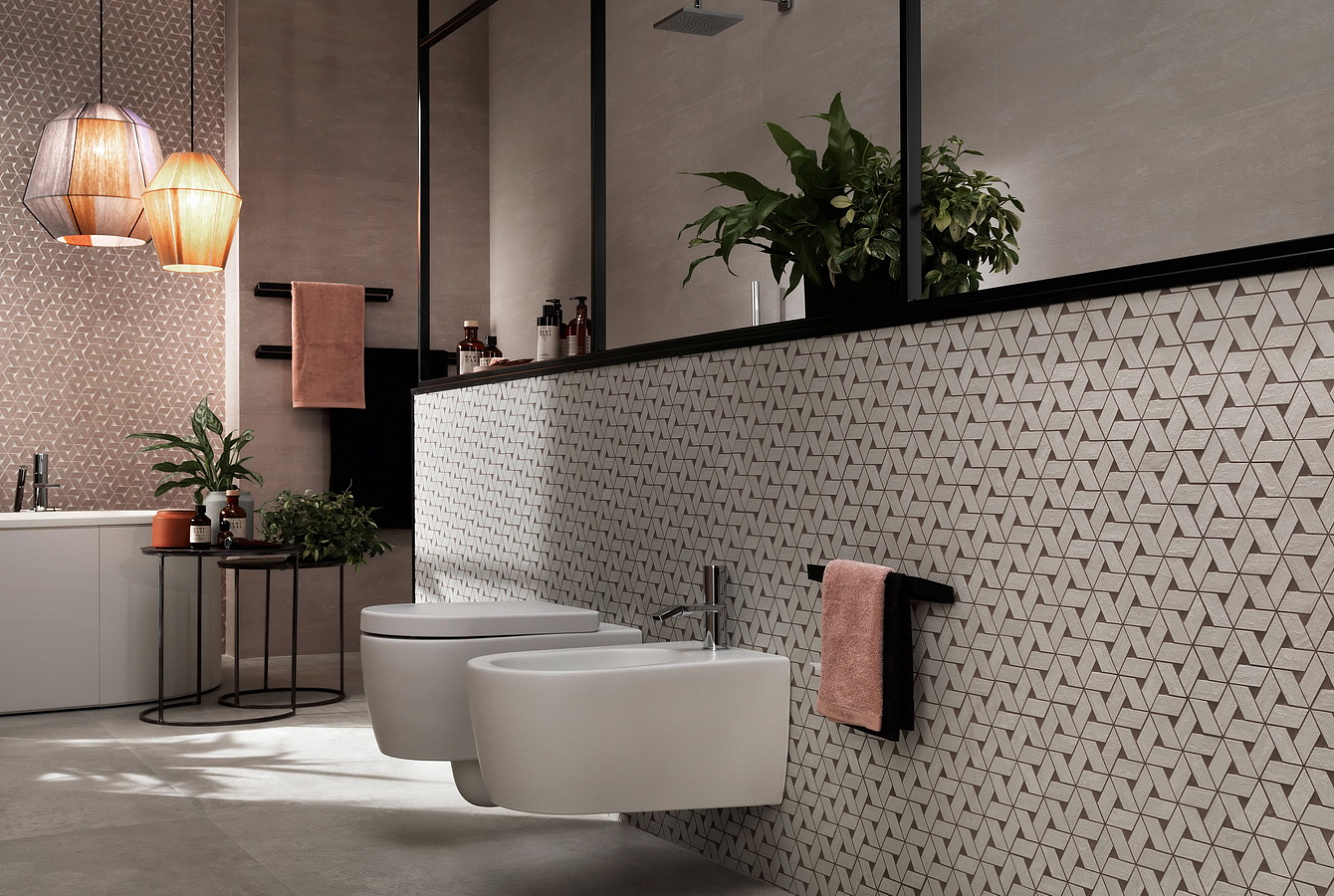 A0Z9 На пол Raw White Mosaico Esagono - фото 17