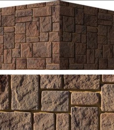 422-95 На стену Девон Коричневый 8х8