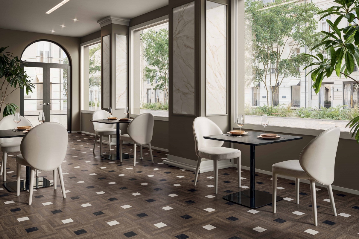 PF60020098 На пол Leatherwood Ebony Nat 3D Rett 8.5mm 20x120 - фото 6