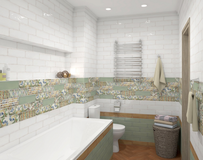 9021 На стену Монпарнас Жёлтый 28.5x8.5 - фото 5