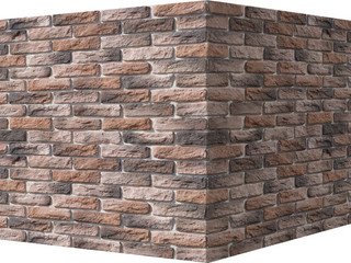 316-75 На стену Брюгге брик Коричневый 19x6.5