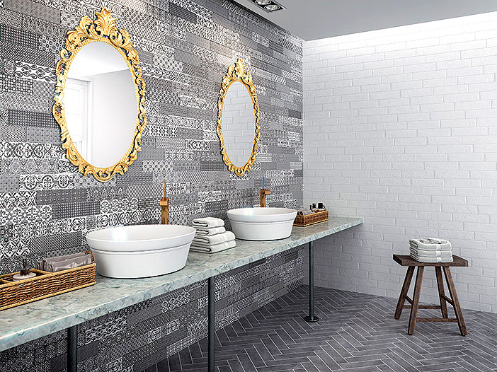 906512 Декор Bricktrend Rev. Deco white - фото 5