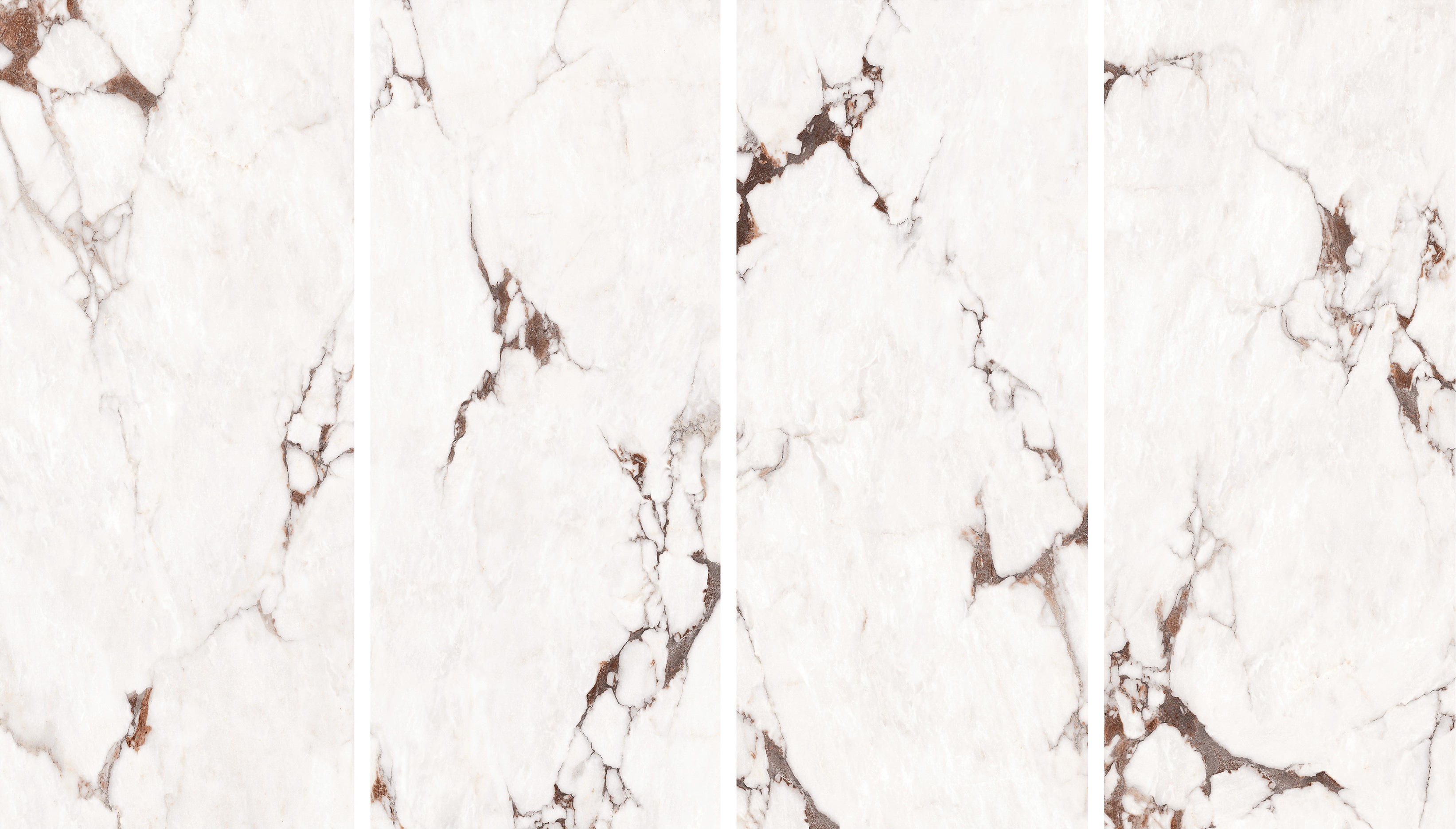На пол Polished Arbes White High Glossy 2780х1200х6 - фото 2