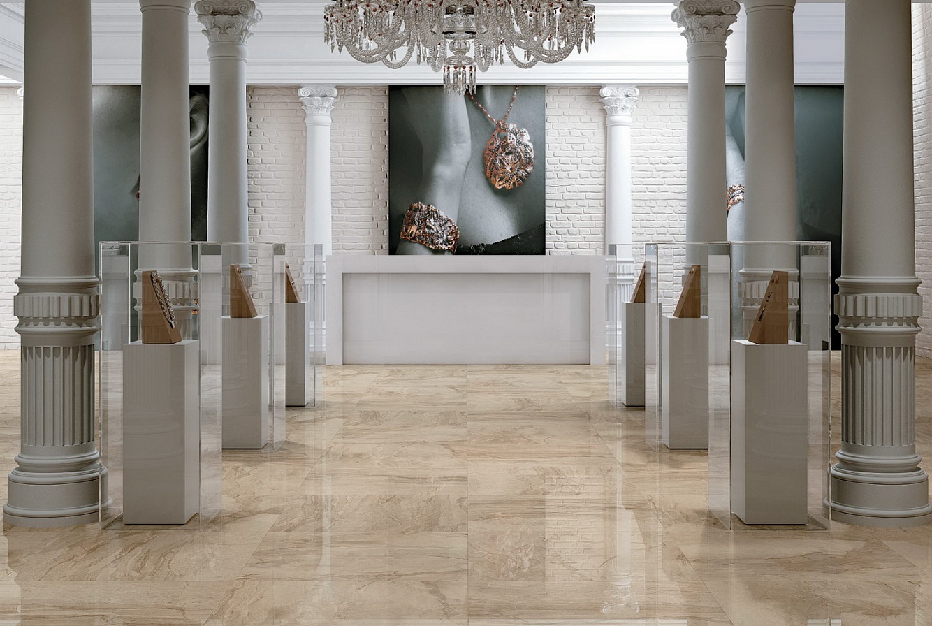 MM0268L На пол Marmi Imperiali Zeb gold 60x60 - фото 33