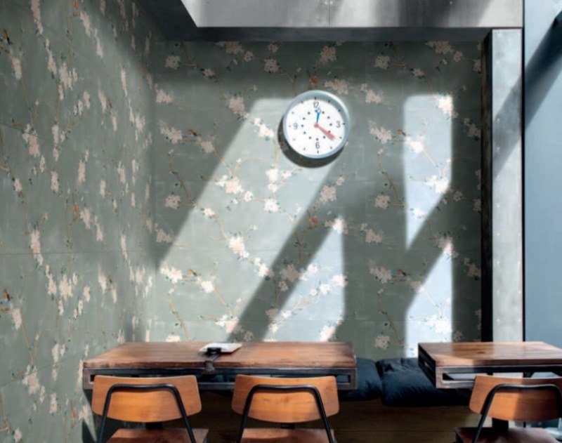 R9U5 На стену Mixed Verde Rett. 40x120 - фото 5