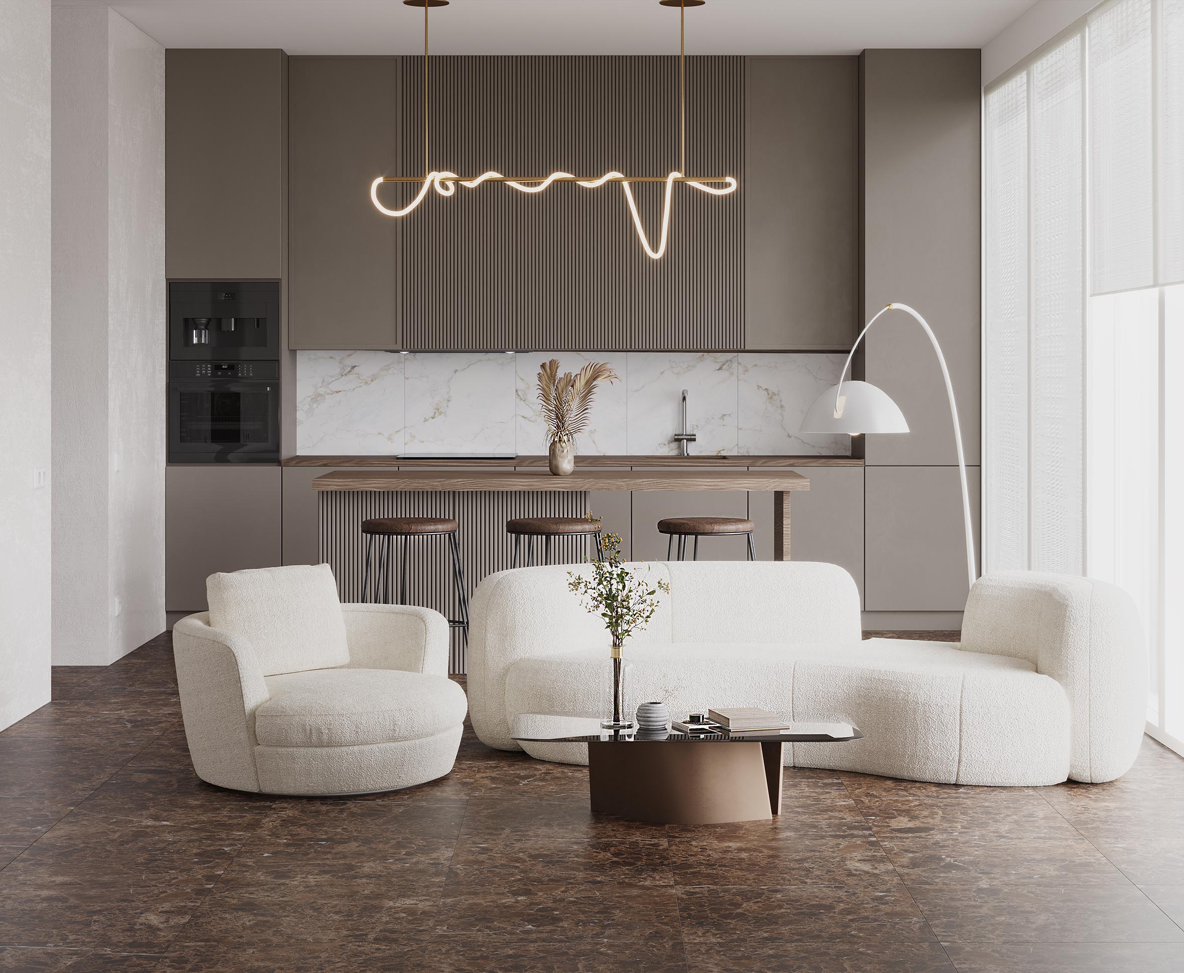 На пол Emperador Brown 60х60 Полированный - фото 17