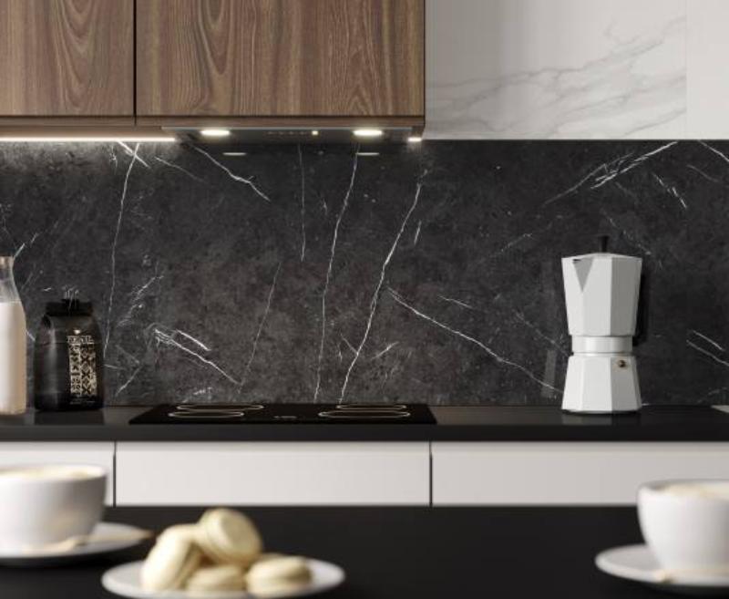 На пол Pietra Moca Темно-серый Полированный 60x60 - фото 3