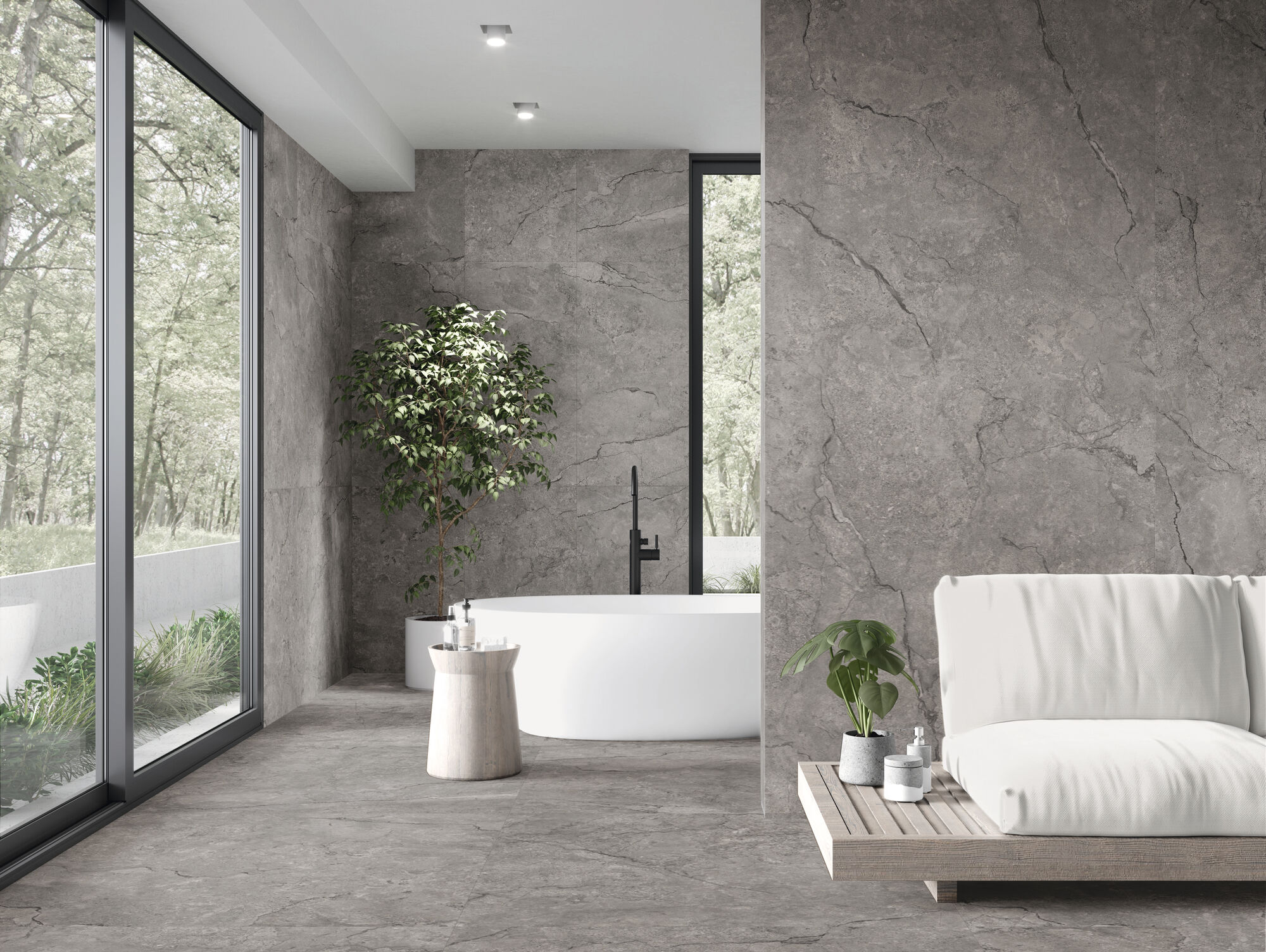 На пол Kronos Silver Rect 60x120 - фото 11