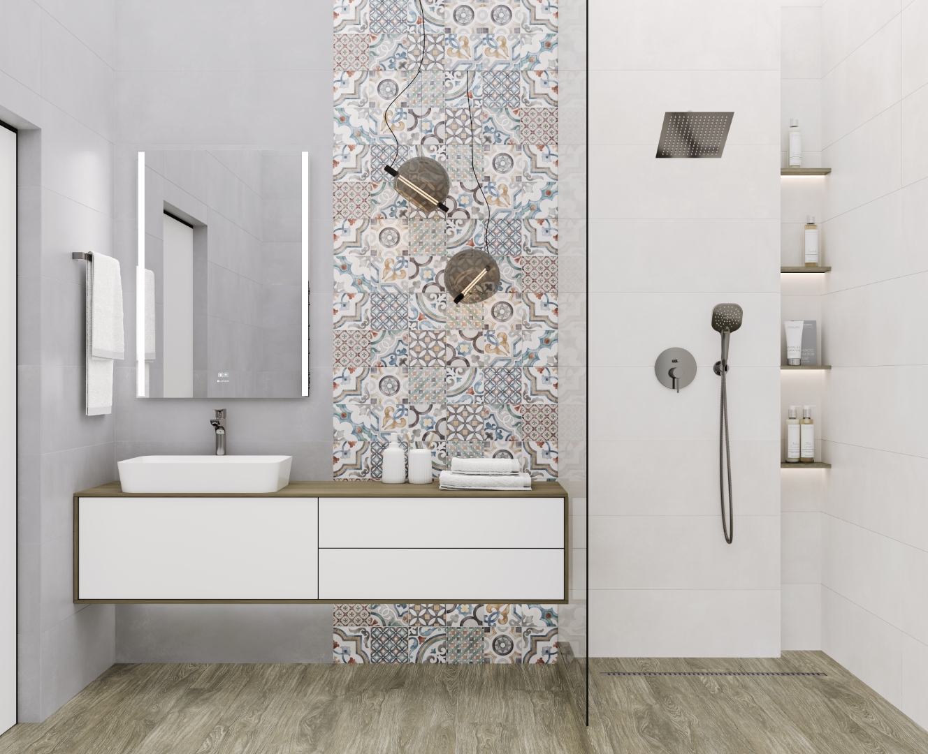 13133TR На стену Grip Bianco матовый обрезной 30x89.5 - фото 9