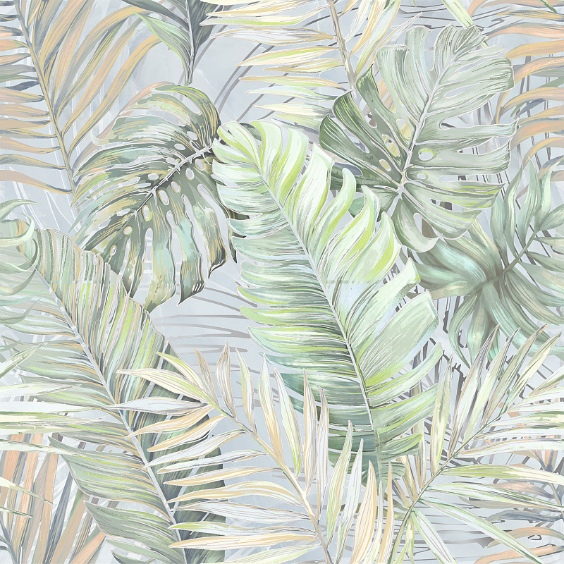 921663 Панно Onice Blu Тропики (компл. из 2х пл.)