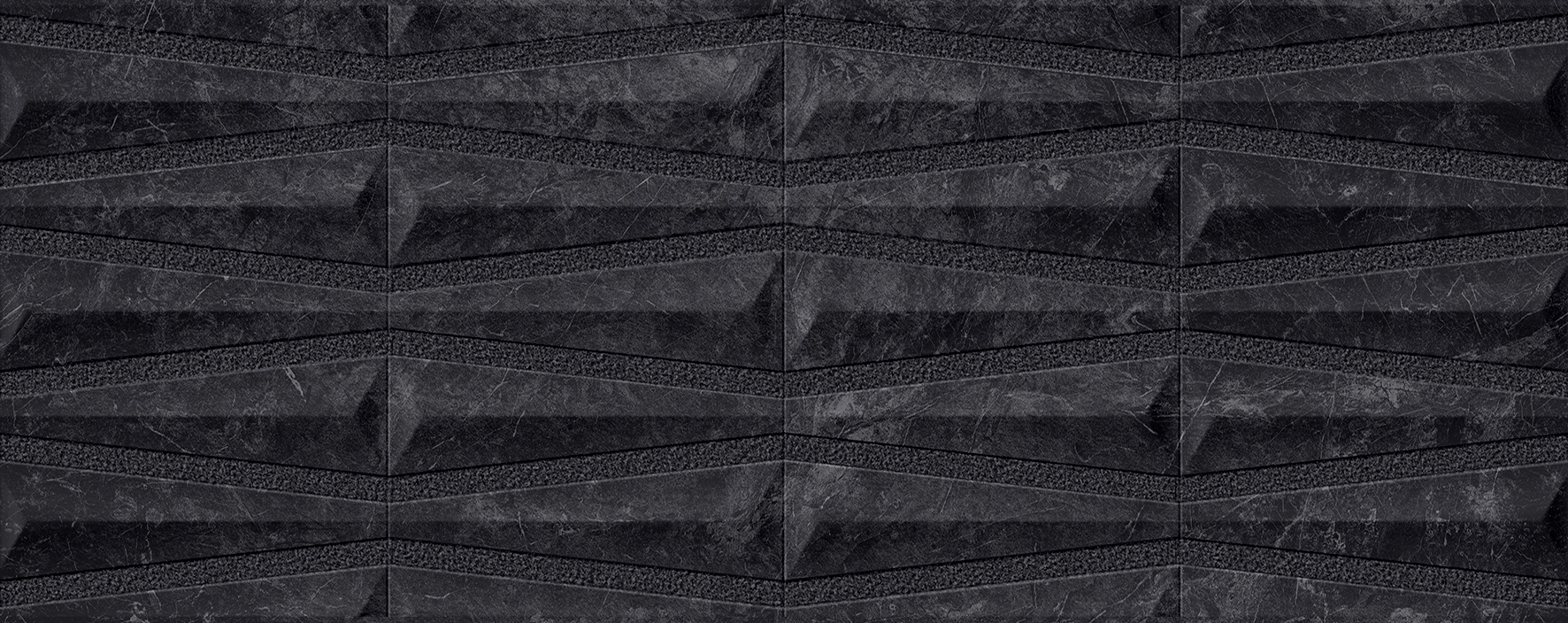 100354913 Декор Velluto Deco Nero 59.6х150 - фото 5