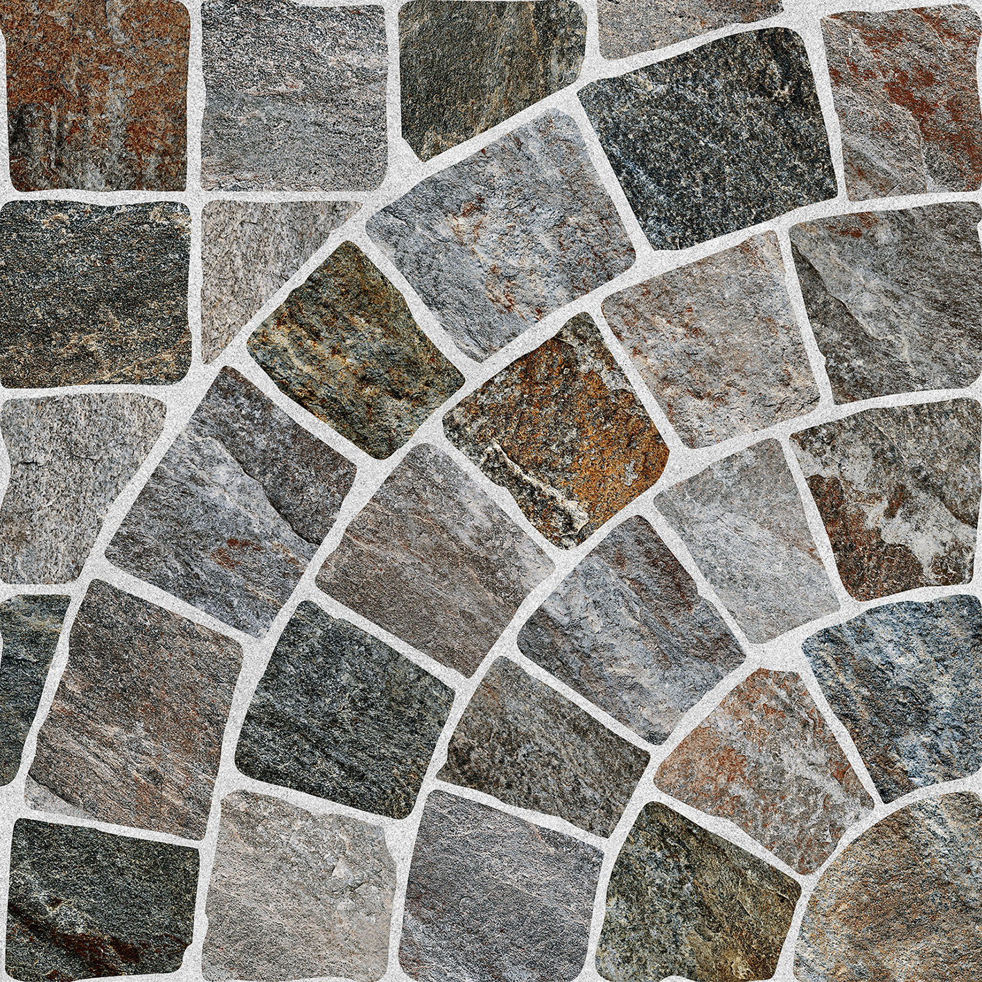 На пол Лиссабон 4 Серо-коричневый 500х500х8