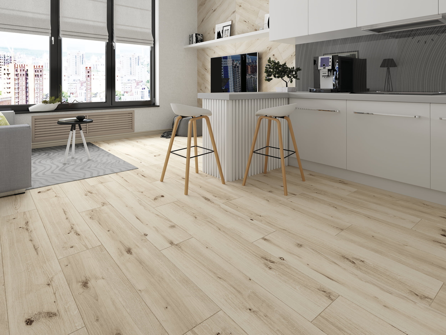 WN4T113 На пол Wood Concept Natural Коричневый ректификат рельеф - фото 17