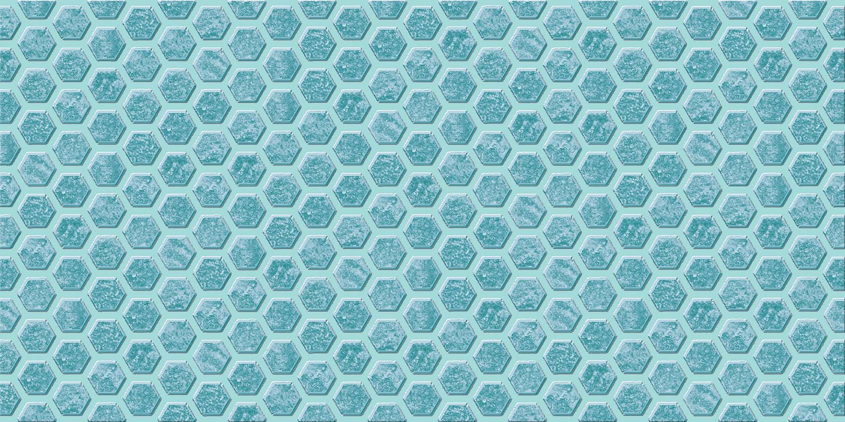 На стену Анкона Бирюзовая Низ