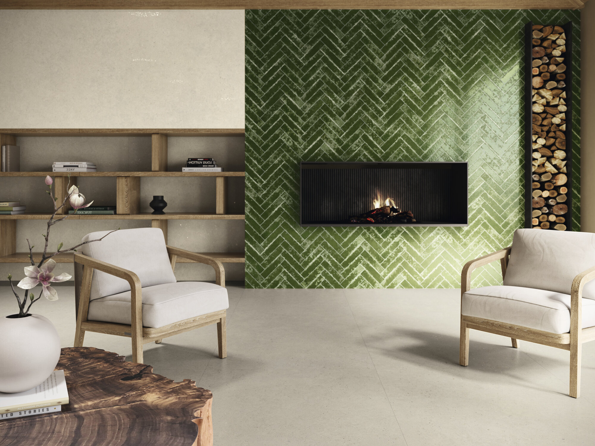 A041164 На стену Pukka Basil Green 6.4x26 - фото 29