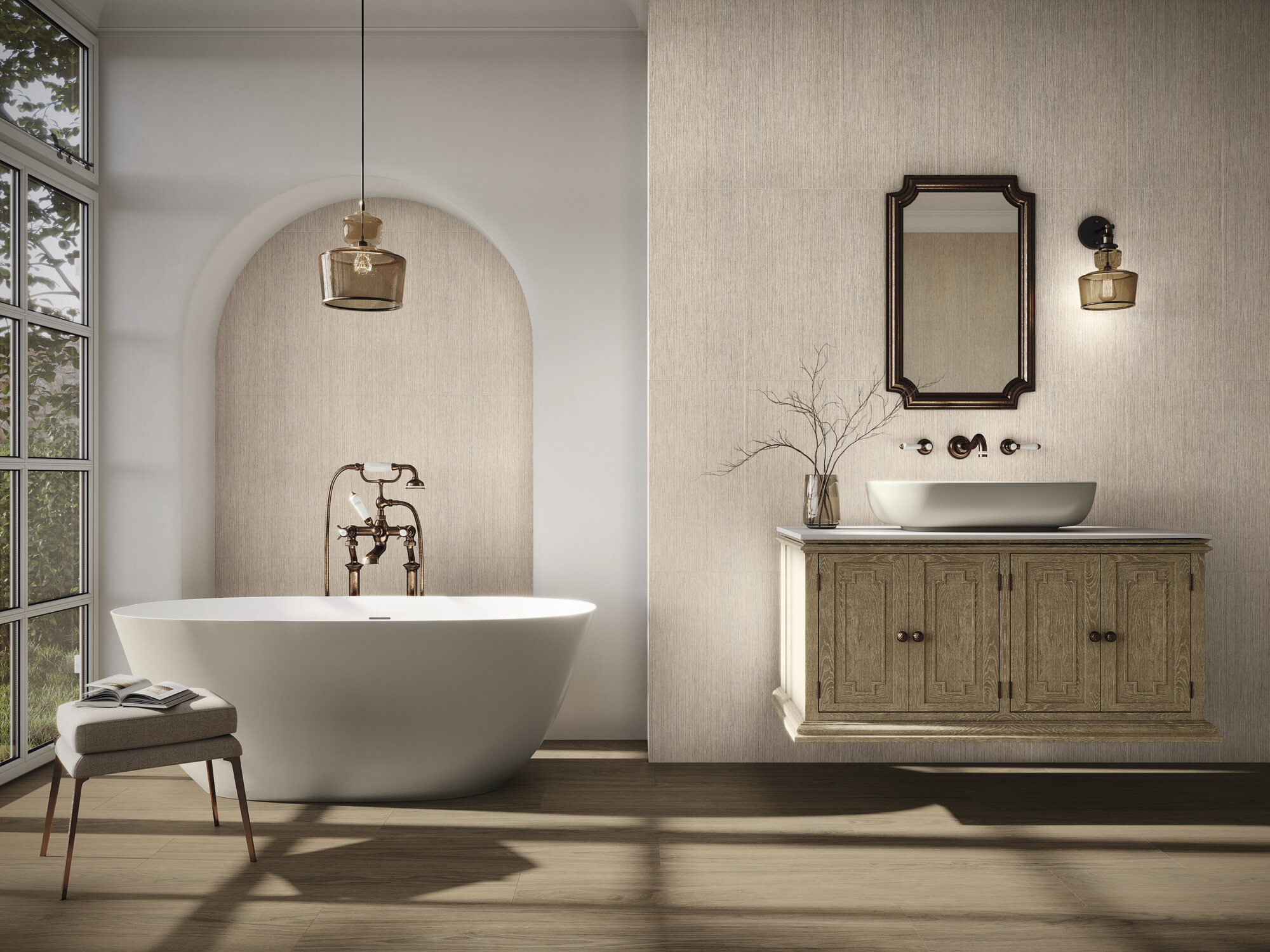 A041984 На стену Lun Grey Rect 60x120 - фото 12