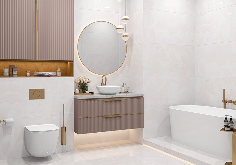 60120ICO02P На пол Ice Onyx Rosy - фото 10