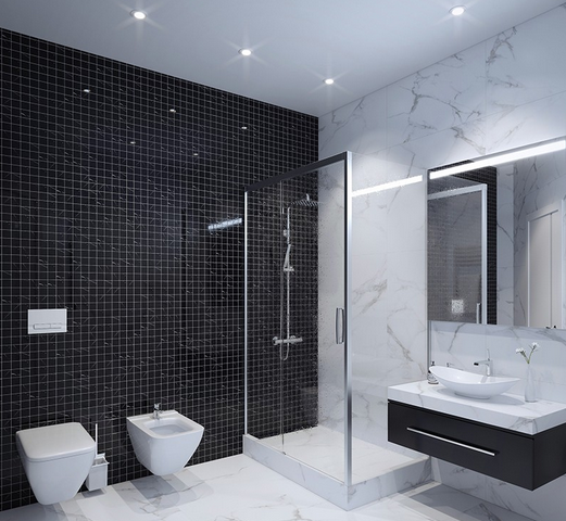 JMST033 На стену Wild Stone мраморная мозаика Crema Marfil Polished 20X20 - фото 6