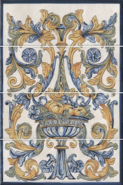 HGD/A347/4x/15129 Панно Площадь Испании Беж ПН