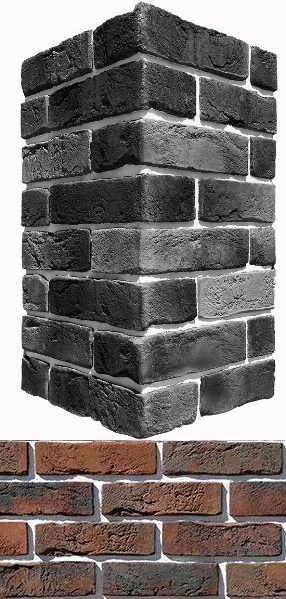 304-75 На стену Лондон брик Design угол 22x6.5