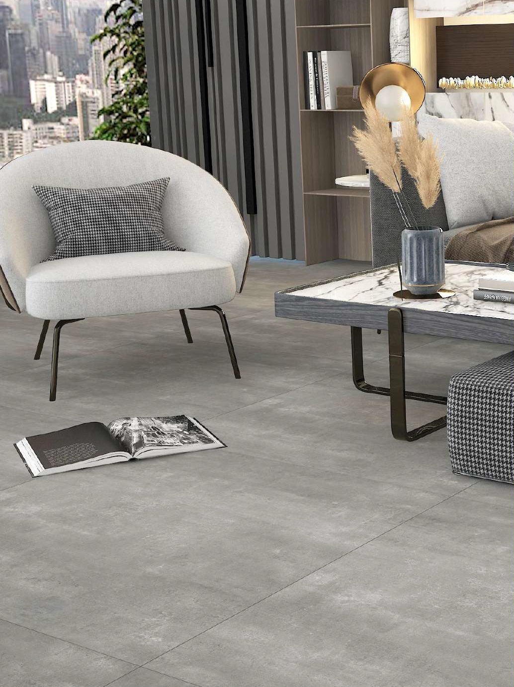 X8132M                                    На пол Samanta Light Gray Matte 60х120 - фото 3