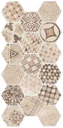 22098 Декор Hexatile Cement Garden Sand - фото 9