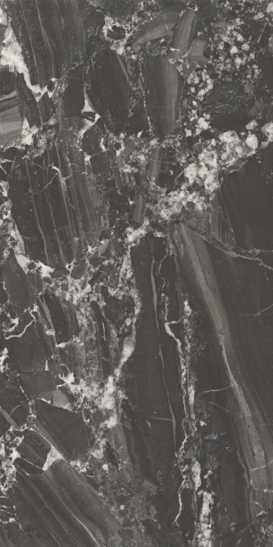 SG572992R На пол Риальто Чёрный лаппатированный обрезной 80x160x0.9 - фото 3