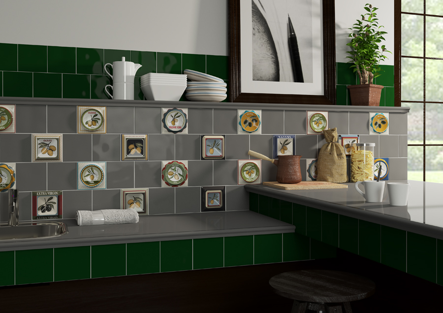 На стену Cube Kitchen Biselado Brillo Cemento - фото 4