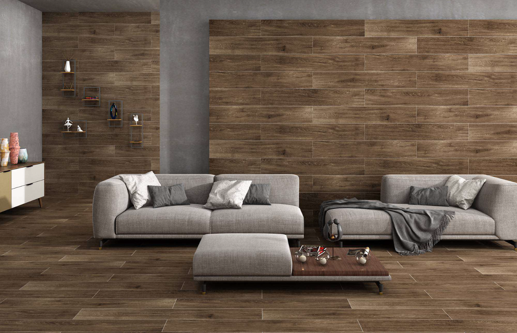 12L-008 На пол Jasmin Wood Brown Matt 20х120 - фото 4