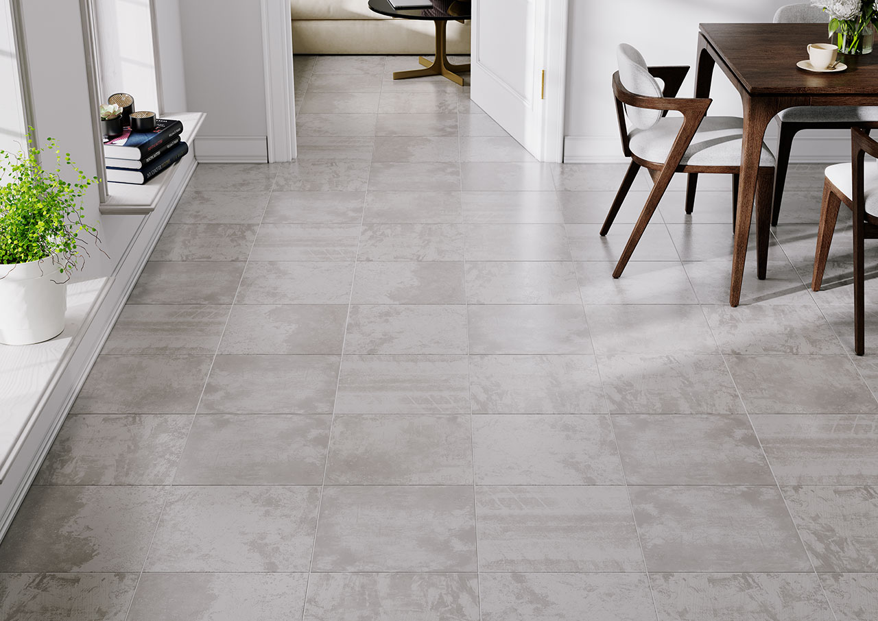 SO01/NS_R9/40,5x40,5x8N/GW На пол Solo SO01 White Grey  Неполированный (43.296 м2) - фото 7