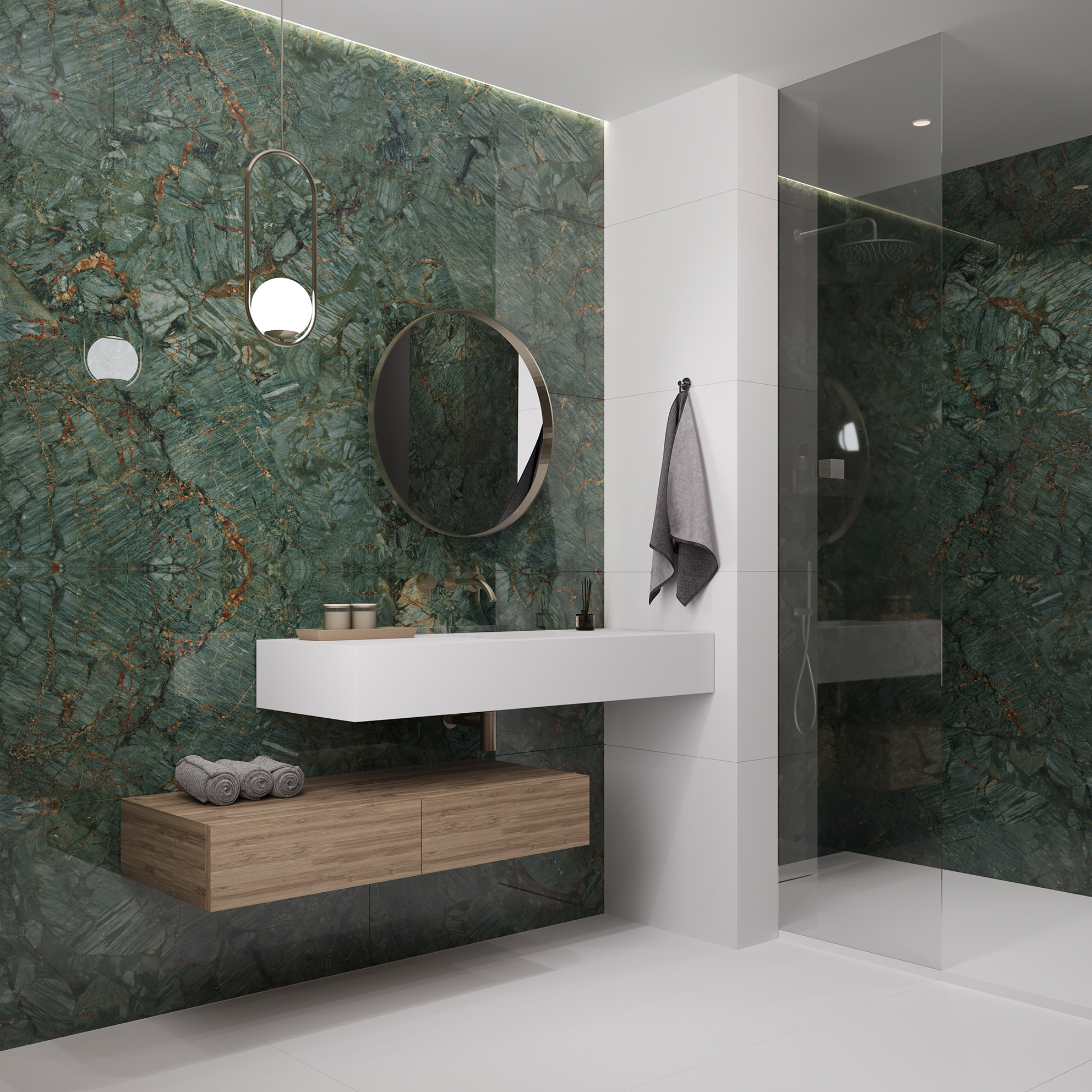 На пол Palacio  Neo Amazonite Cherry High Gloss 60x120 - фото 24