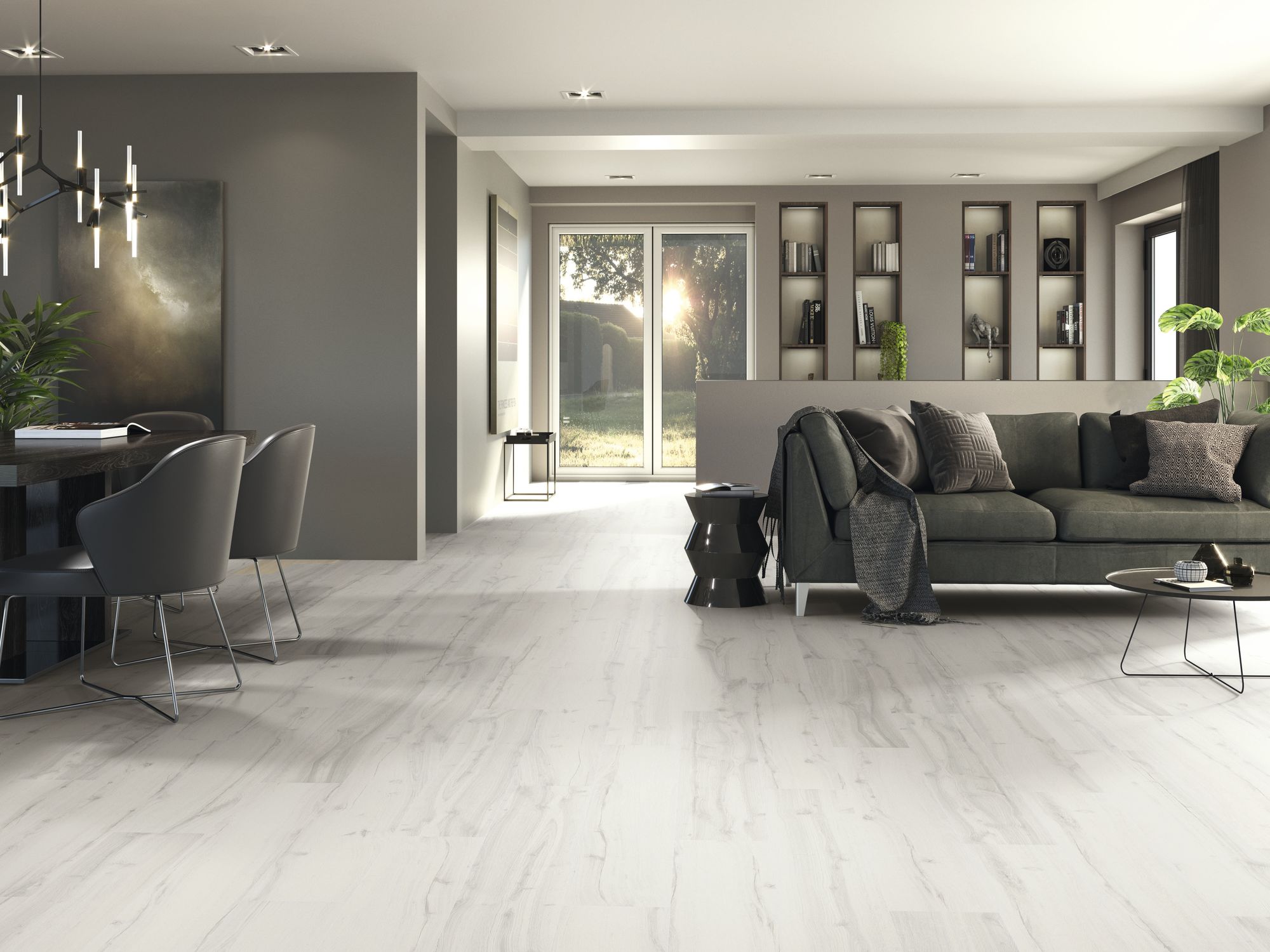 На пол Liverpool Duetto Walnut Rect R10 120x120 - фото 16