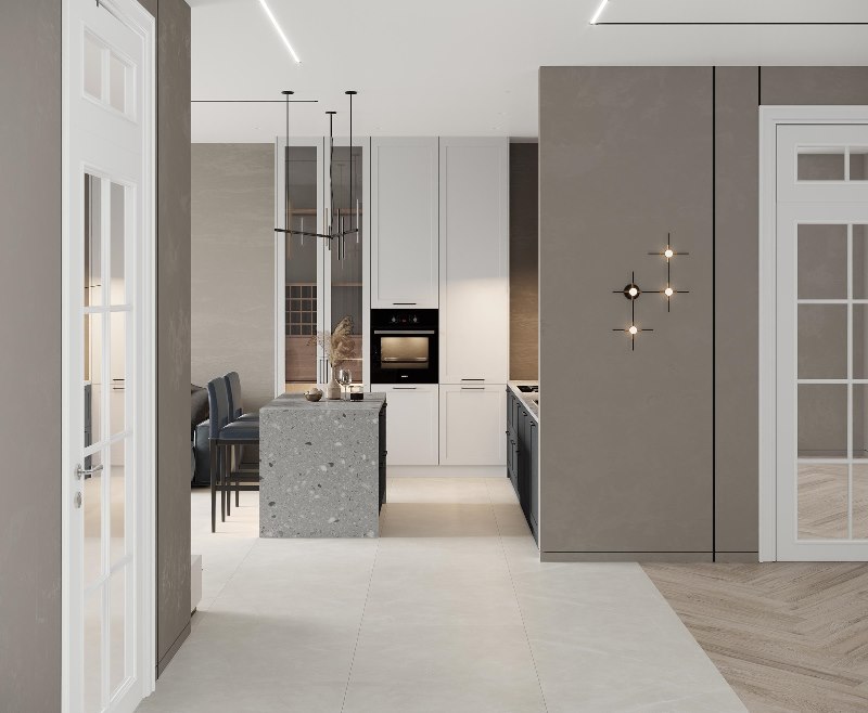 На пол Impronta Light Grey Light Grey 80х80 Сатинированный - фото 8