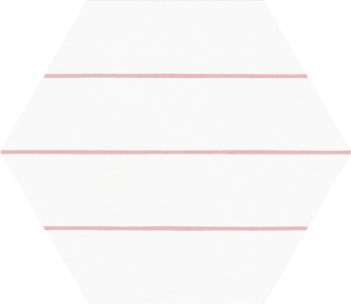 58370 На пол Porto Hex. Savona Pink