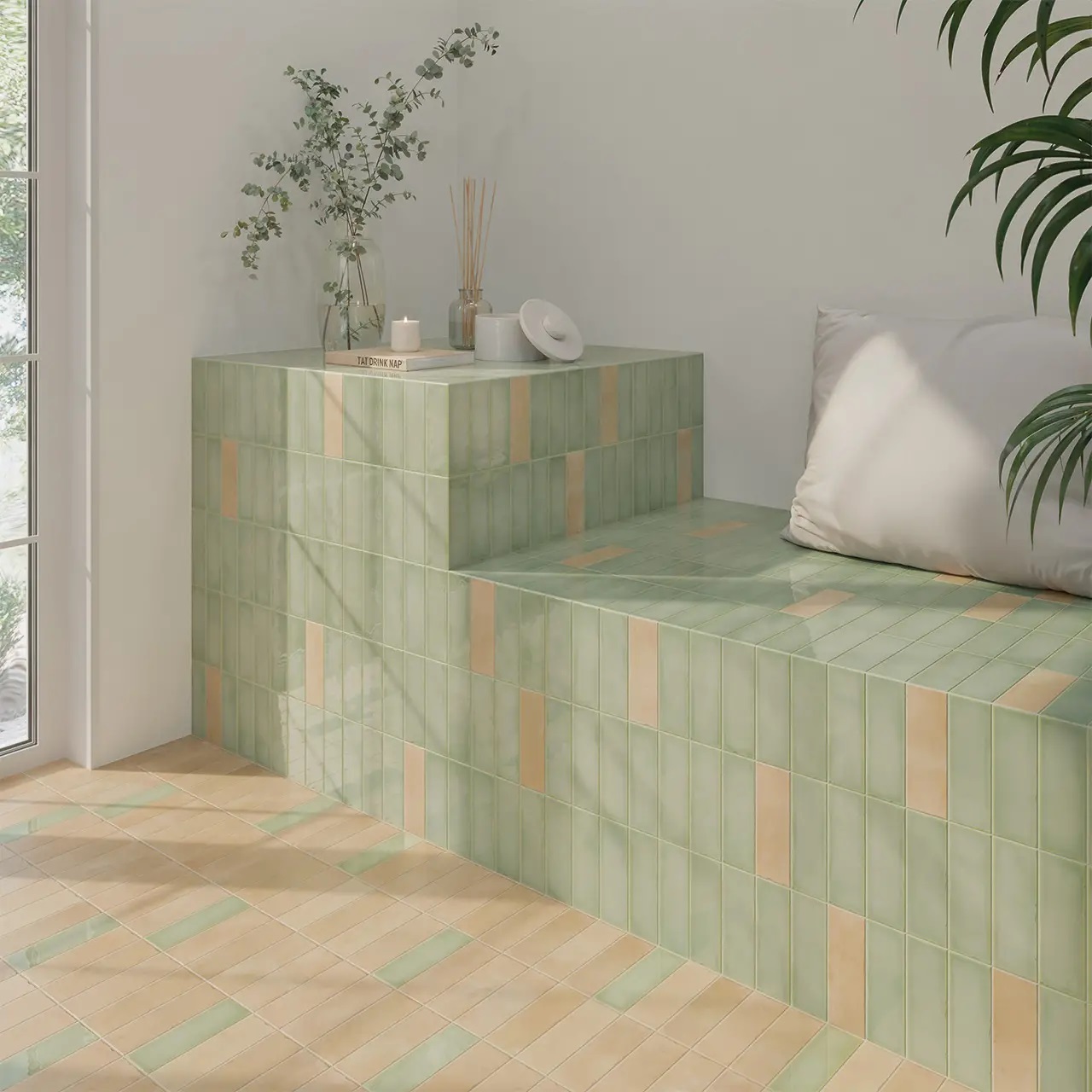 135389 На пол Casablanca O Basil Gloss 5x15 - фото 2