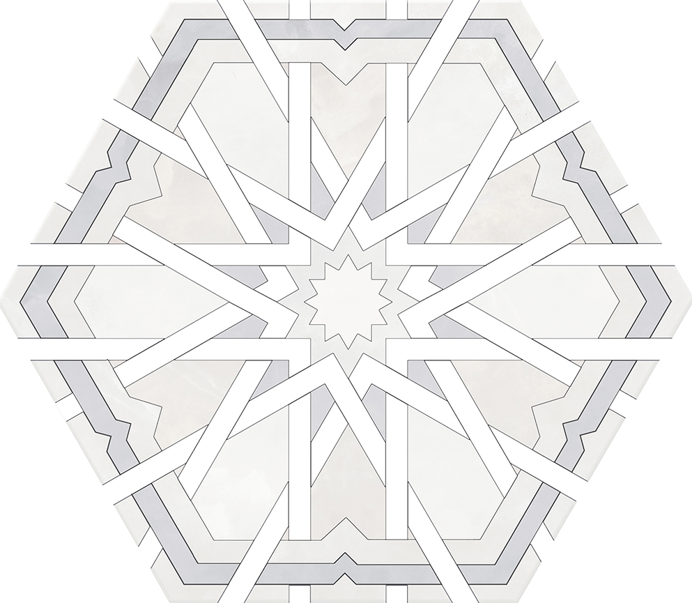 На пол Radiant White 20x24