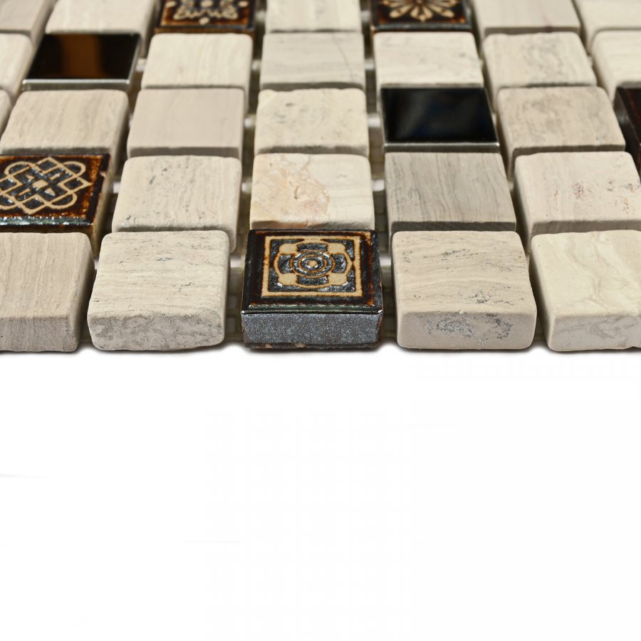 Milan-2 305*305 На пол Мозаика из натурального камня Milan-2 - фото 3